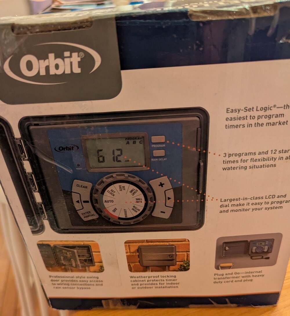Orbit Easy-Set Logic 6-Station Indoor/Outdoor Sprinkler Timer